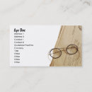 Search for lense business cards Optician