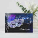 Search for masquerade thank you cards Party