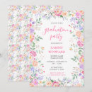 Search for pink graduation invitations announcements Watercolor floral