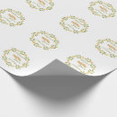 Search for wreath wrapping paper Cute