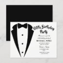 Search for mens 65th birthday invitations Black