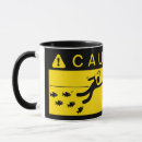 Search for funny warning mugs Black
