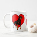 Search for rottweiler mugs Heart