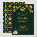 Search for royal tea party invitations Gold