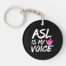 Search for asl key rings Deaf