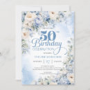 Search for winter 50th birthday invitations Watercolor
