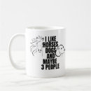 Search for small people mugs Horse