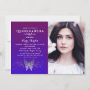 Search for royal purple invitations Silver
