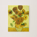 Search for van gogh sunflower puzzles Yellow