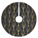 Search for art deco tree skirts Black