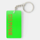 Search for lime and green key rings For her