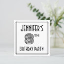 Search for 1920s birthday invitations Stylish