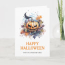 Search for scary halloween cards Jack o lantern