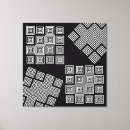 Search for black white line pattern art Modern