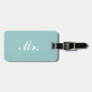 Search for his and hers luggage tags Mr and mrs