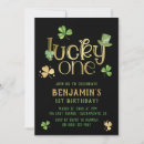 Search for st patricks 1st birthday invitations First birthday party