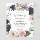 Search for purple lavender navy blue invitations Floral