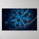 Search for bacterium posters Blue