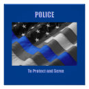 Search for police posters Thin blue line