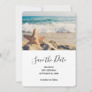 Search for starfish save the dates Seashell