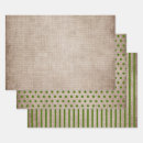 Search for burlap christmas wrapping paper Rustic