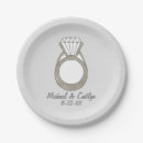 Search for engagement plates Bridal shower