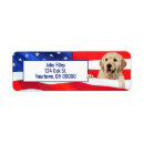 Search for blue red return address labels Stripe
