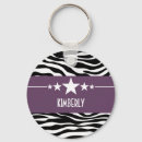 Search for purple zebra key rings Cute