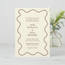 Search for brown and cream wedding invitations Contemporary