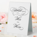 Search for his and her drink signs Black and white