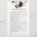 Search for floral baby shower games Blush pink