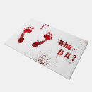 Search for footprints doormats Blood