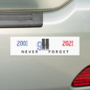 Search for never forget bumper stickers September 11th