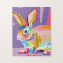 Search for rabbit puzzles Colorful
