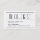 Search for cocktail business cards Bartender