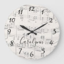Search for music notes clocks Elegant