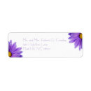 Search for gerbera daisy return address labels Purple