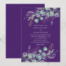Search for dark forest green wedding invitations Botanical foliage floral