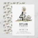 Search for dinosaur fourth birthday invitations Cute