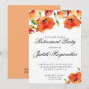 Search for classy retirement party invitations Floral