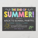Search for end of summer party invitations Back to school