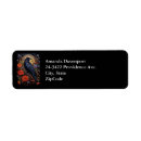 Search for gothic style return address labels Crow