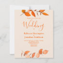 Search for orange rsvp wedding invitations Autumn