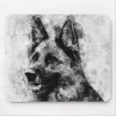 Search for black german shepherd mouse mats Portrait