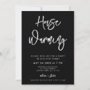 Search for trendy housewarming invitations Black and white