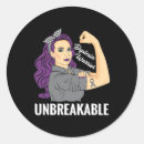 Search for warrior girl stickers Awareness