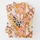 Search for giraffes wrapping paper Pink
