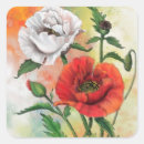 Search for red poppy stickers White