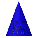 Search for blue paper party hats Boys