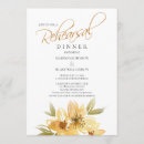 Search for yellow rehearsal dinner invitations Elegant